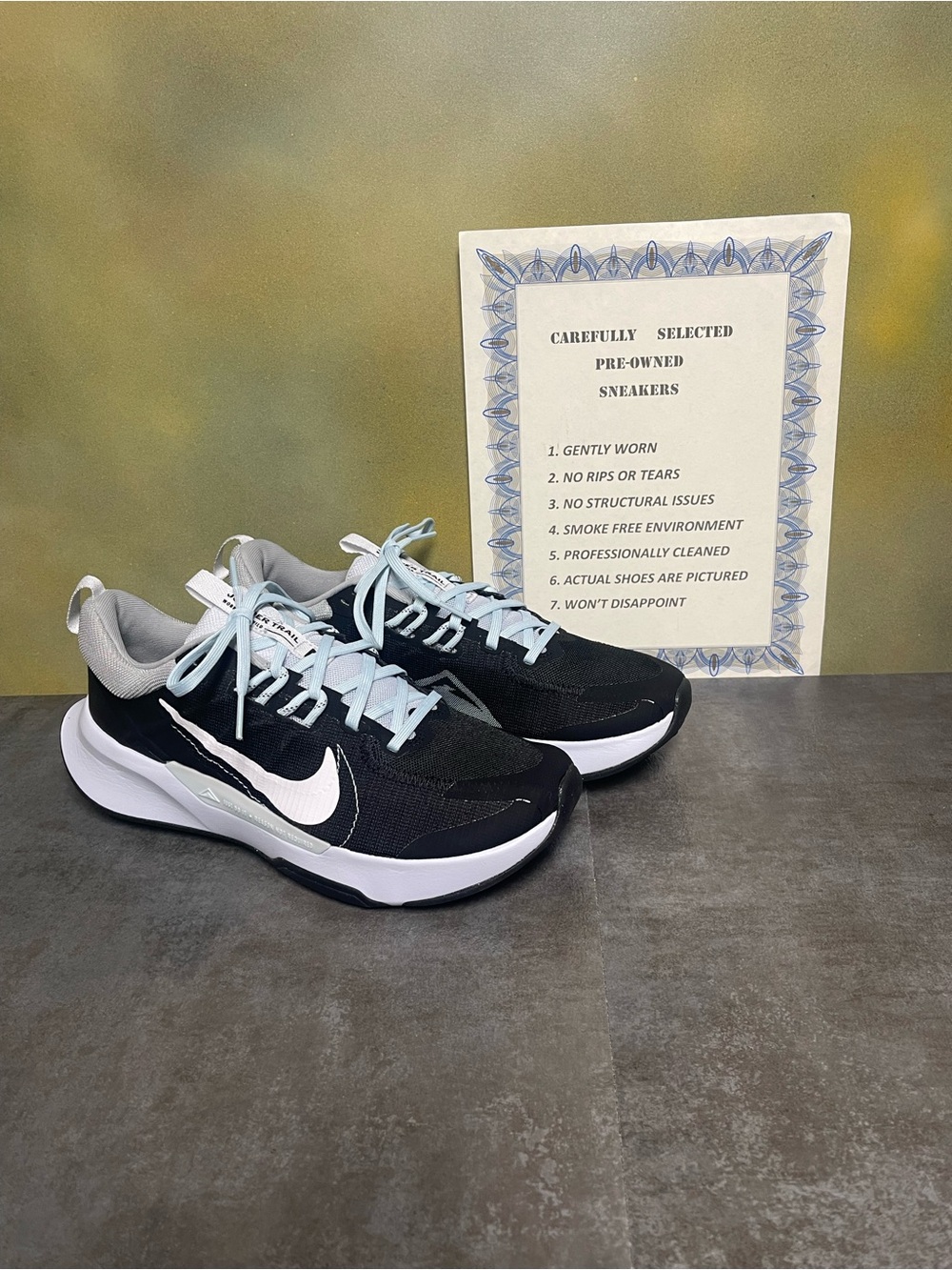 Nike Juniper Trail 2 Women's Black Trail Running Shoes Size 9 - Picture 2 of 16